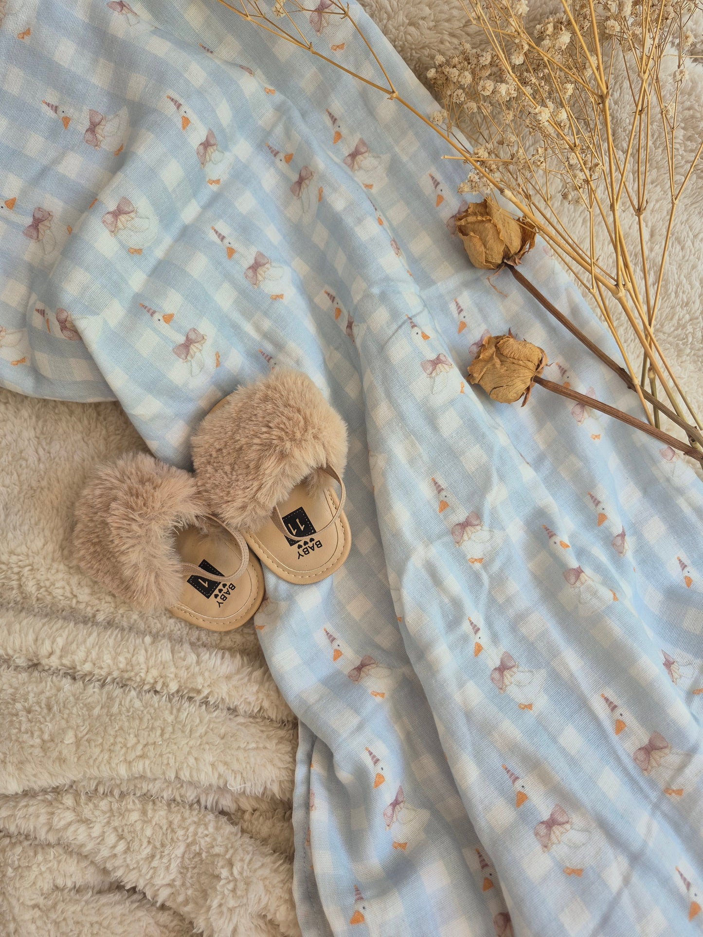 party goose muslin wrap